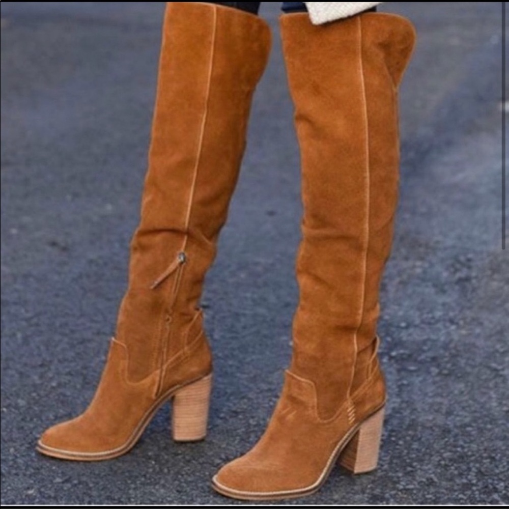 Dolce Vita Suede Over The Knee Boot